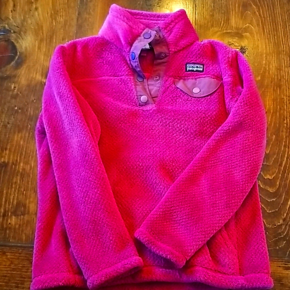 Girls patagonia retool snap pullover